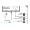 Milk controller,D14223MT,-50/+150ºC,230V,with 2 relays,AKO...